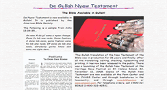 Desktop Screenshot of gullahbible.com